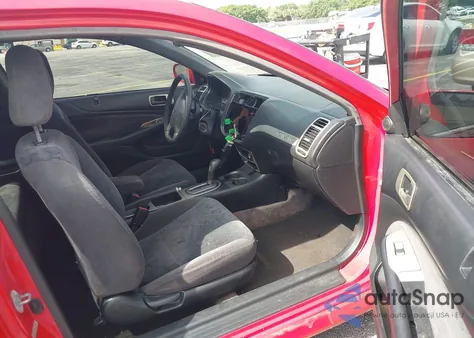 2001 Honda Civic Ex из США, поврежденный, VIN 1HGEM22991L082149